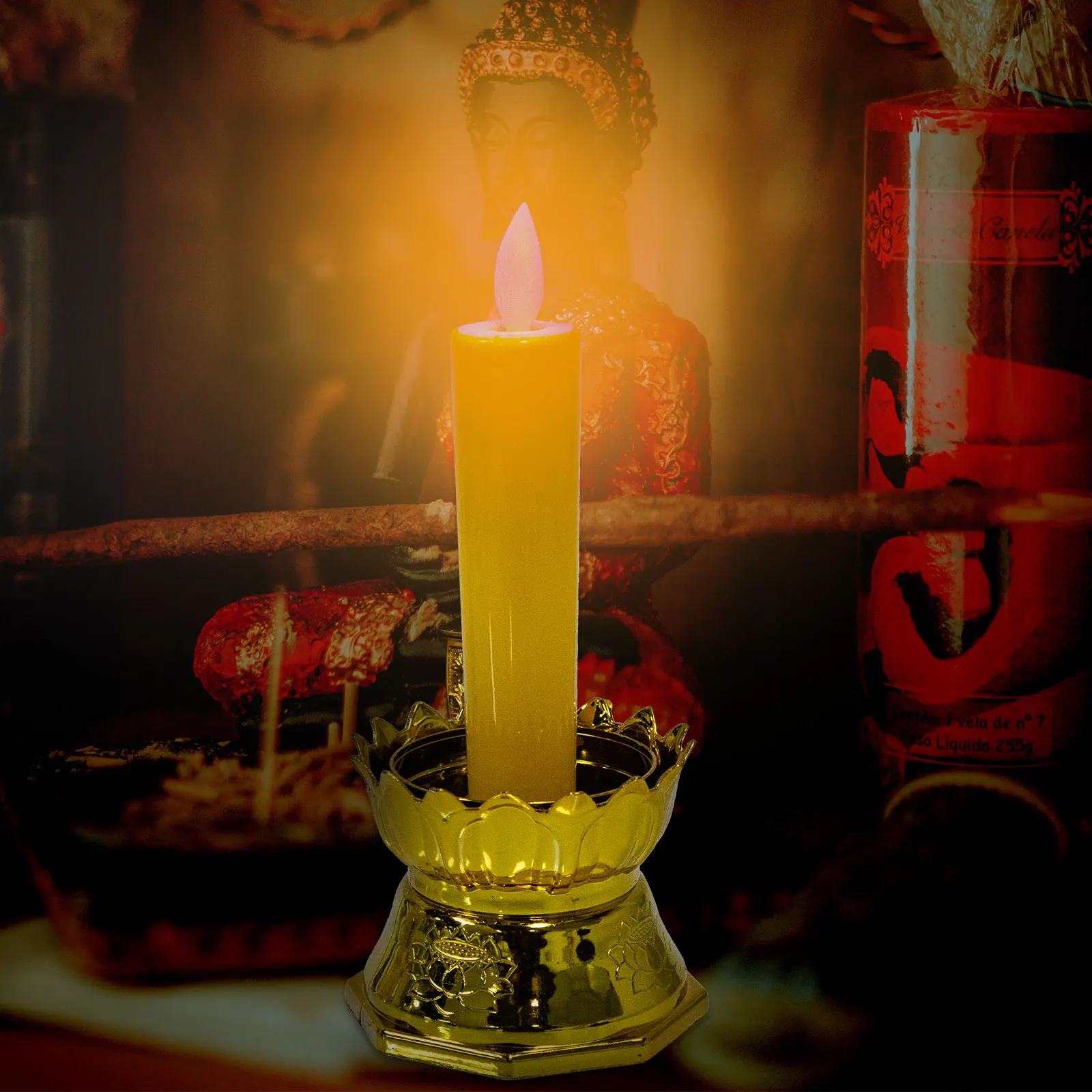

Operated Led Electronic Electric Fake Flameless Light Plastic Decorative For Home Decoration
