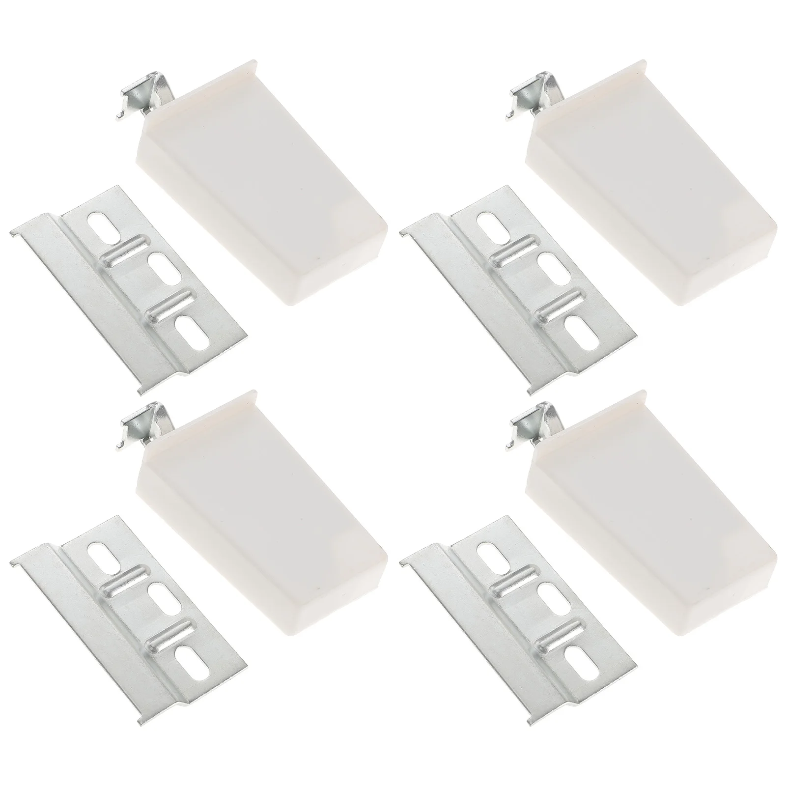 

Cabinet Hanging Code Hinges 4 Sets Metal Wall Mount Replacement Cleat Thickened Silent Kitchen Hardware Practical Easy
