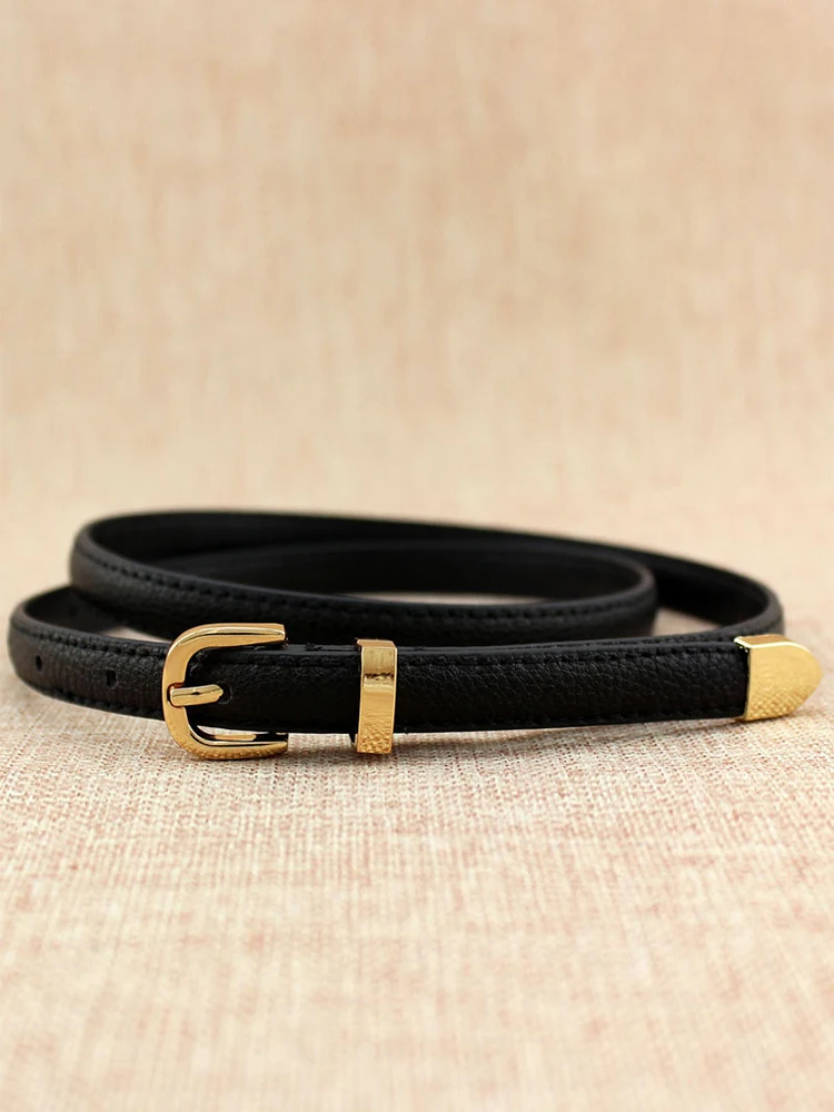 

Vintage Needle Buckle Decorative Belt for Women Wide Edge Metal Buckle Belt Versatile Fashion Belt Spring and Summer 2024