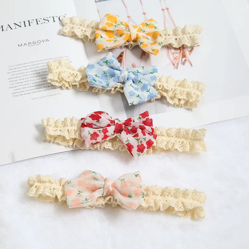 baby headband korean newborn flowers headbands baby girls hair accessories diy headwear Children photographed photos accessory