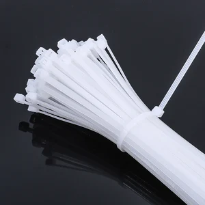 200/100 PCES Nylon cable ties Adjustable Self-Treatment Cable Ties Fixing Cabes Plastic Wire Tie Reusable Home Office 5 Main Sales Nylon Ambracades - №2
