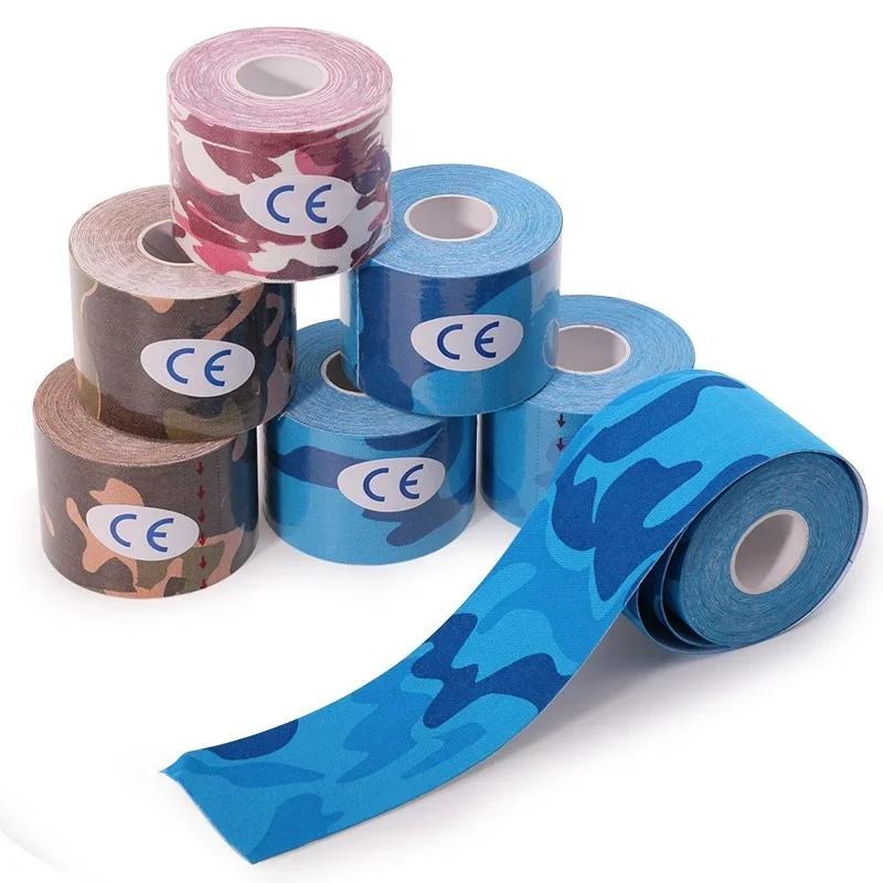 Kinesiology Tape Muscle Bandage Sports Cotton Elastic Adhesive Strain Tape Knee Muscle Pain Relief Patch