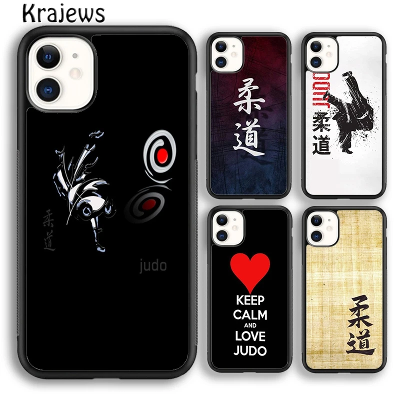 Krajews Japan aikido Judo Soft Phone Case Cover For iPhone 16 15 SE2020 14 6 7 8 plus 11 12 13 pro max coque Shell Fundas