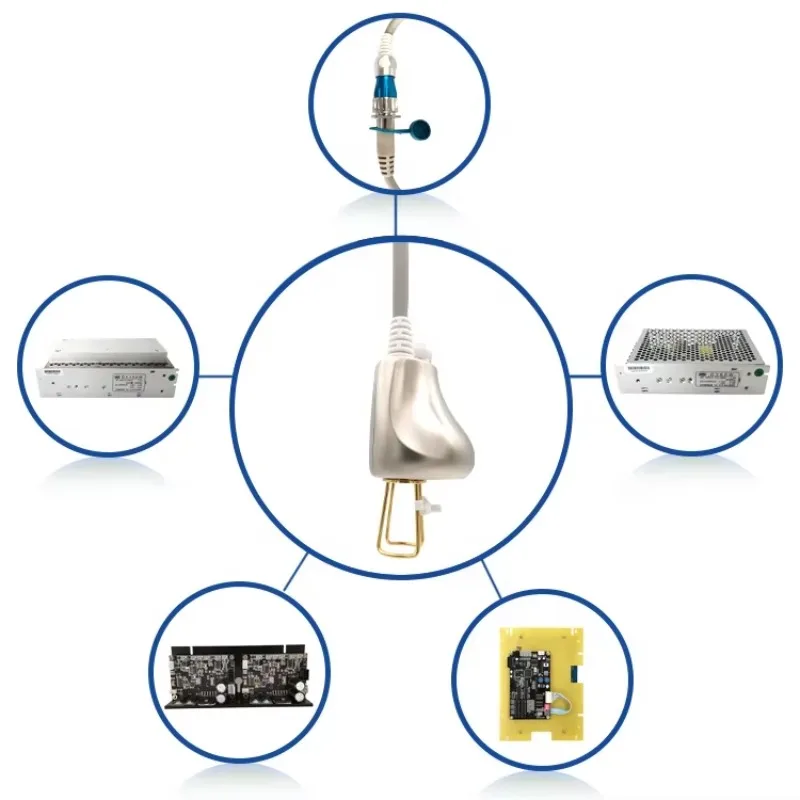 프랙셔널 CO2 기계 액세서리 CO2 예비 부품 프랙셔널 스캐닝 갈바노미터 헤드