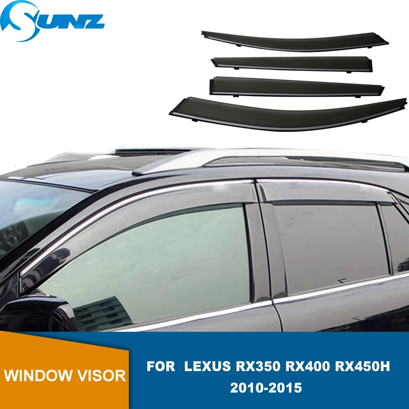 

Weathershileds For Lexus RX350 RX400 RX450H 2010 2011 2012 2013 2014 2015 Window Side Visors Sun Rain Guard Vent Deflectors