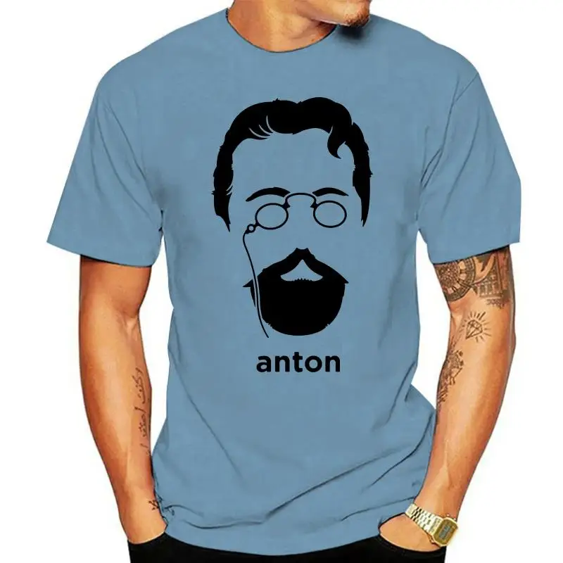 Men t-shirt Anton Chekhov (hirsute History) T Shirt tshirt Women t shirt