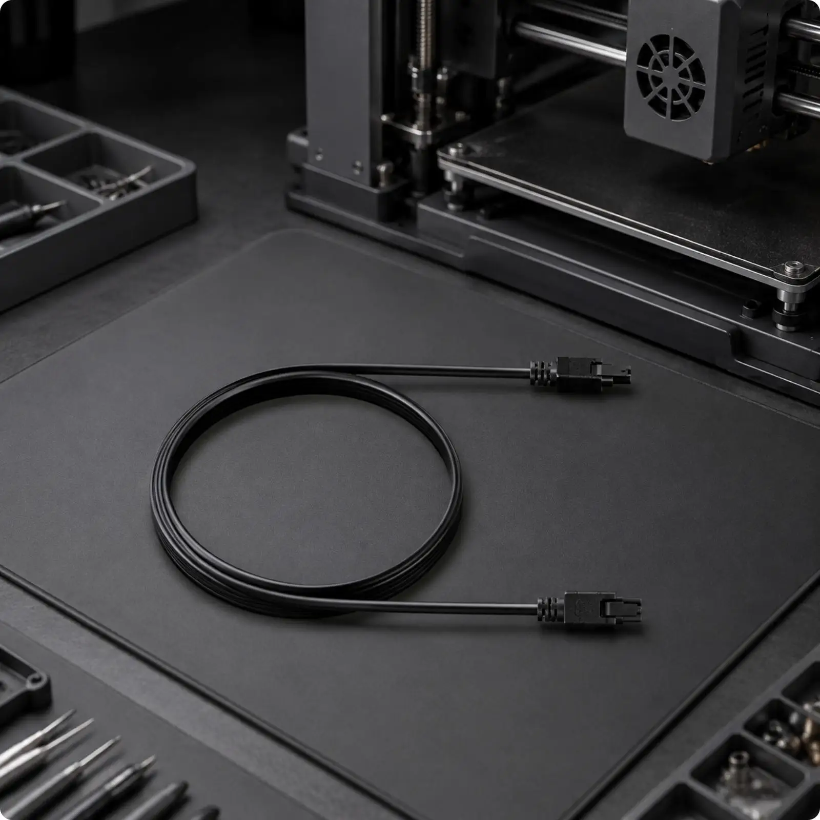 Desktop Printing Machine Multicolor Kit Cable 3D Printer Accessory 6 Pin Connector to 4 Pin with Locking Sleeves Durable Build