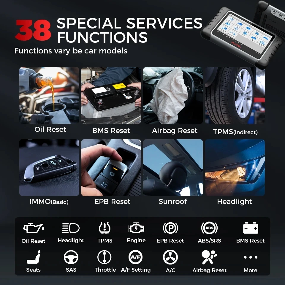 MaxiCOM MK808KBT PRO MK808K BT Bluetooth Car Diagnostic Tools Full Bidirectional OBD2 Scanner PK MK808