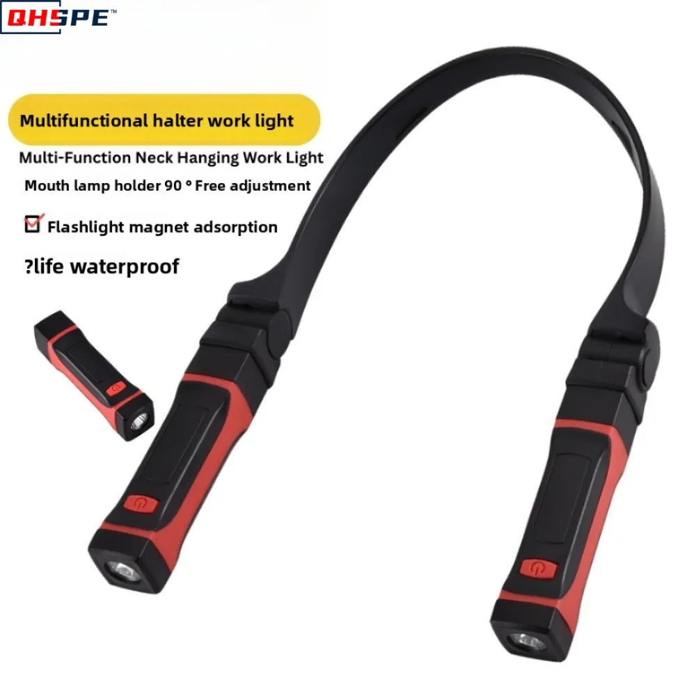 عبر الحدود جديد LED الرقبة ضوء القراءة ضوء في الهواء الطلق ليلة تشغيل ضوء الشواء ضوء التخييم ضوء الإضاءة العمل المغناطيسي