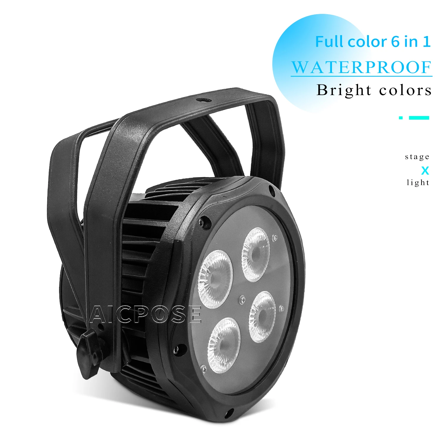 4-10pcs/4x12W RGBW/4X18W RGBWA UV 6 in 1 LED Par Light Outdoor IP65 Waterproof Stage Light Professional DJ Disco Stage Equipment