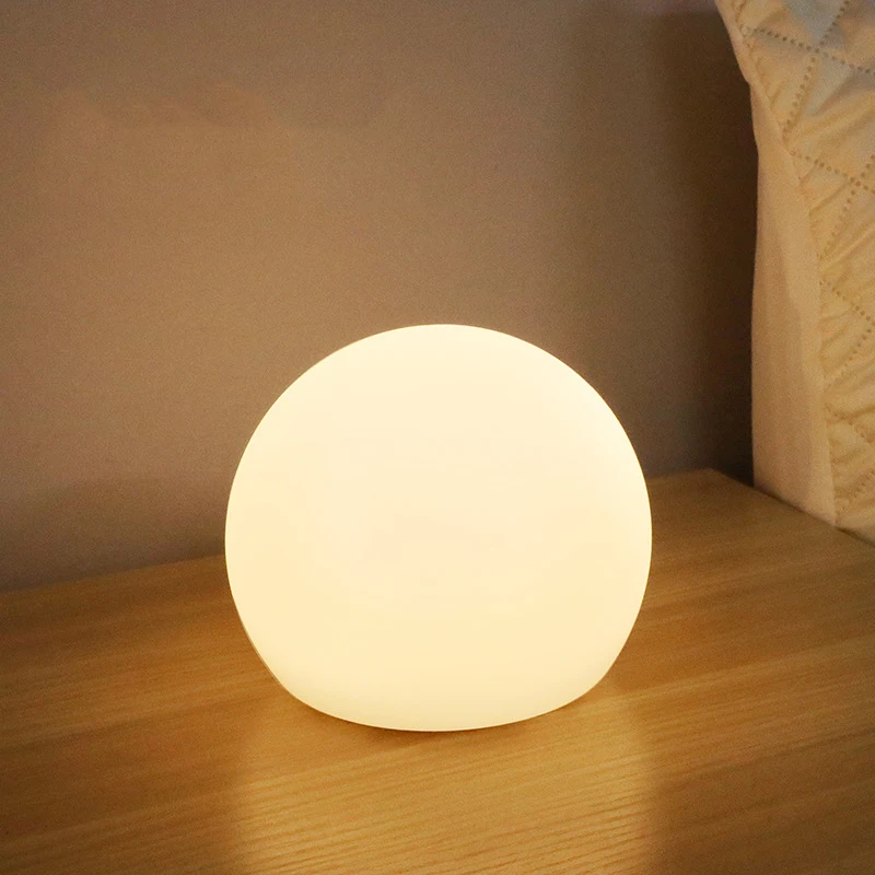 Imagem -03 - Grande Led Globo Luz Pavimento Regulável Bola Lâmpada Cores Usb Recarregável Home Decor Quarto Foyer Sala de Estar