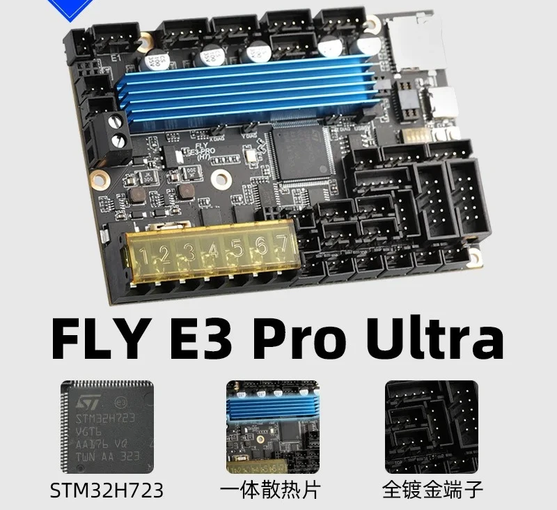 genuine  FLY E3 Pro Ultra RRF/Klipper onboard 2209 5-axis 3D printer motherboard replacement DUET