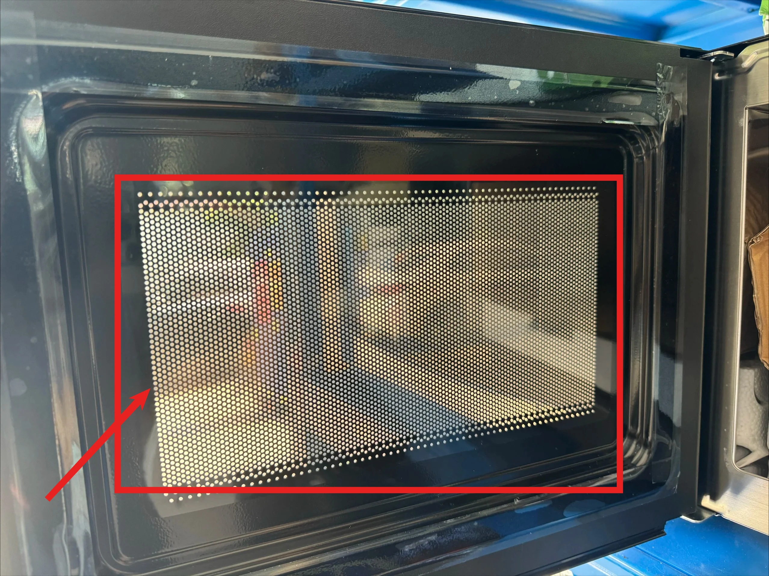Adequado para forno de microondas Midea Galanz universal anti-radiação anti-acelerador adesivo película de vidro protetora