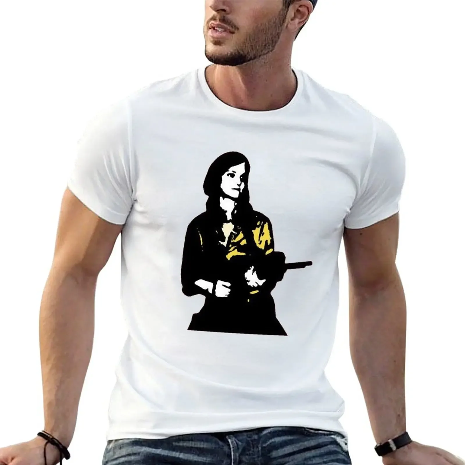 Guerrilla The Taking Of Patty Hearst T-Shirt oversized graphic tee anime figures clothes for men