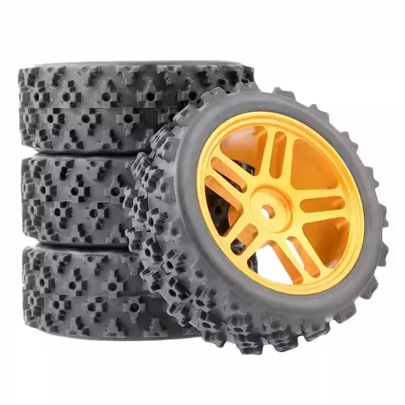 1/10 RC سباق السيارات عجلات رالي الإطارات وعلى الطريق الإطارات 12 مللي متر عرافة ل Tamiya XV01 XV02 TA06 TT01 TT02 PTG2 144001 A959 HPI