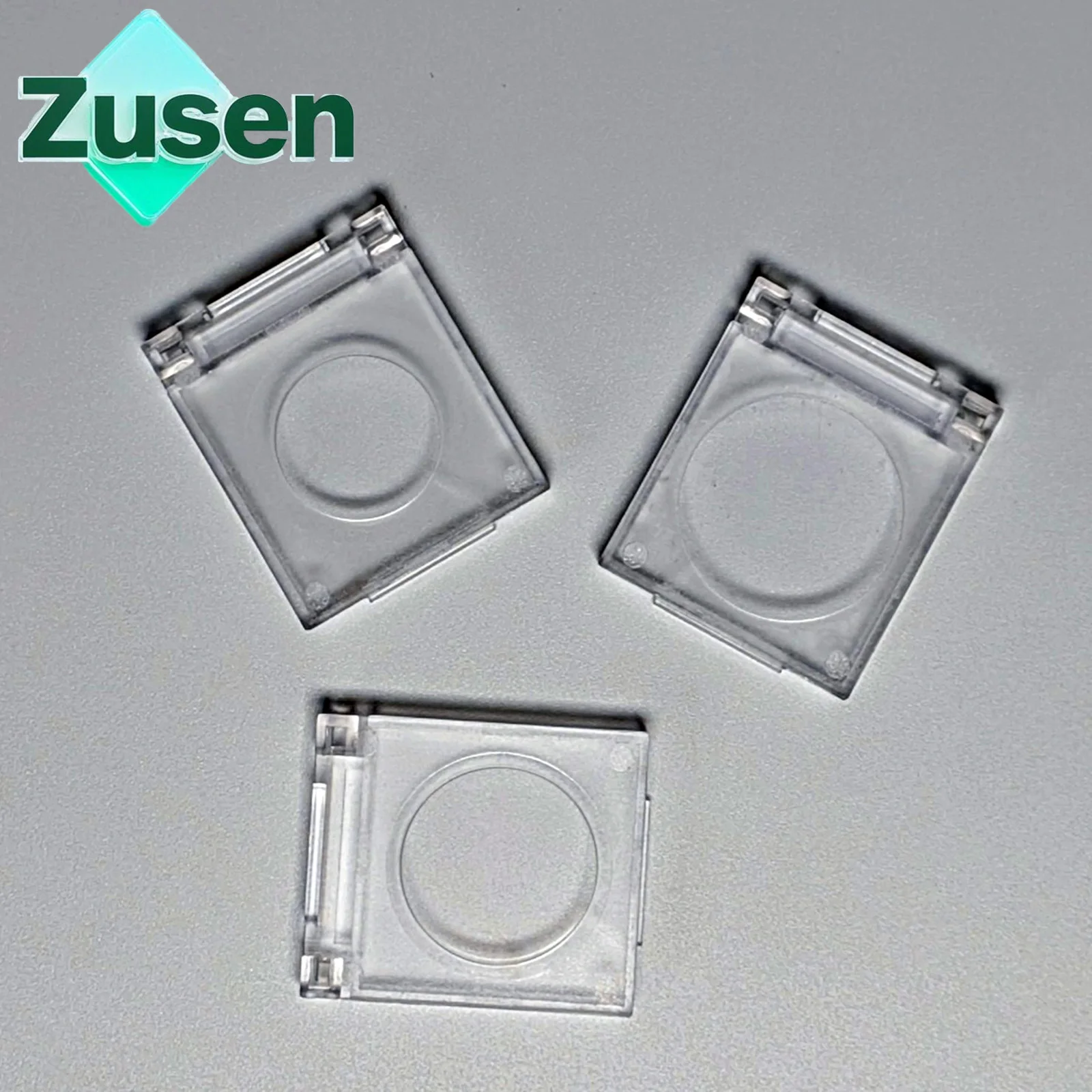 Zusen Flat Head Push Button Switch Protective Cover 16/19/22mm Transparent Dustproof Splash-proof for Electronics
