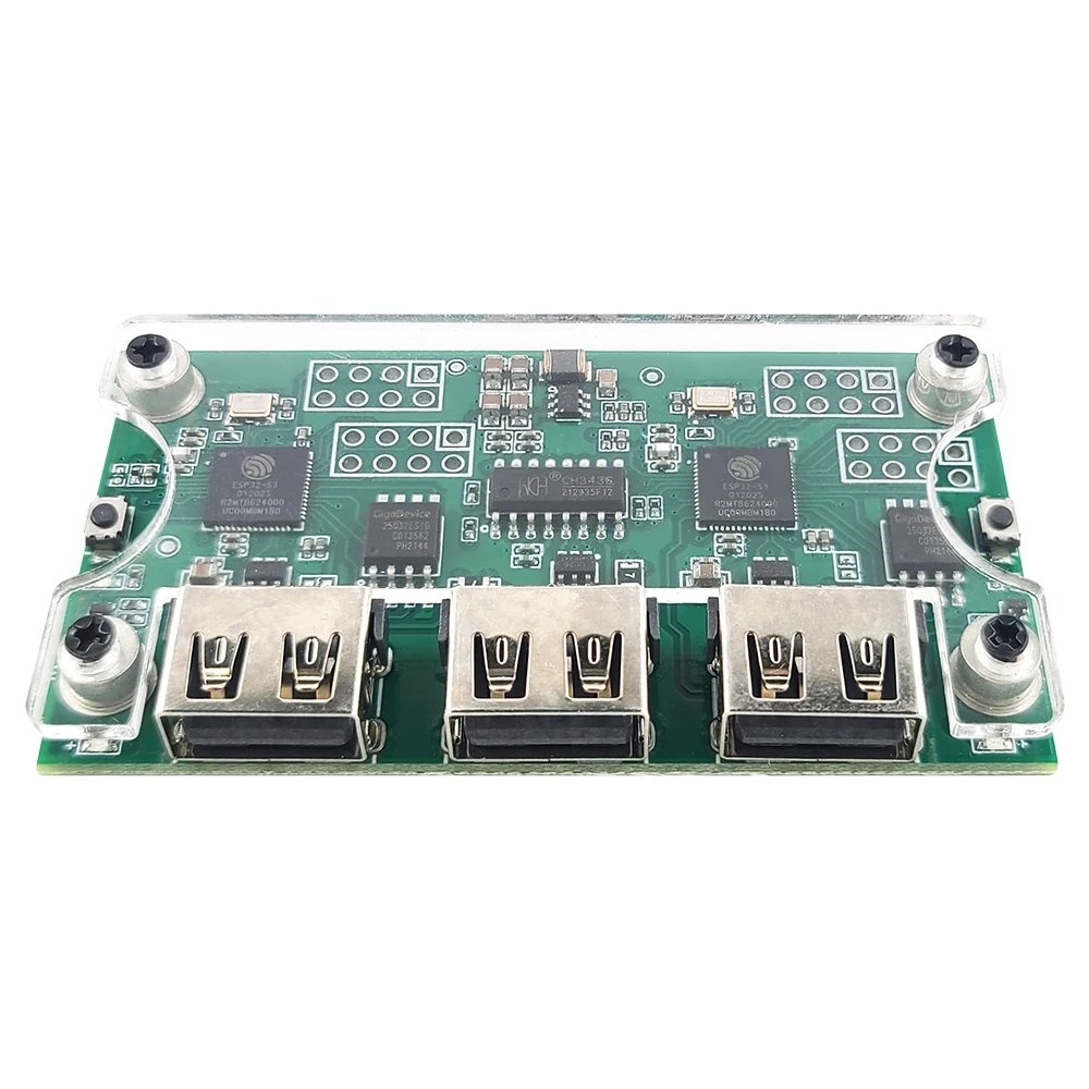 ESP32-S3 MAKCU Papan Pengembangan Modul Pengiriman Presisi Independen DMA Arsitektur Dual ESP32-S3 Chip dengan 3D Kandang