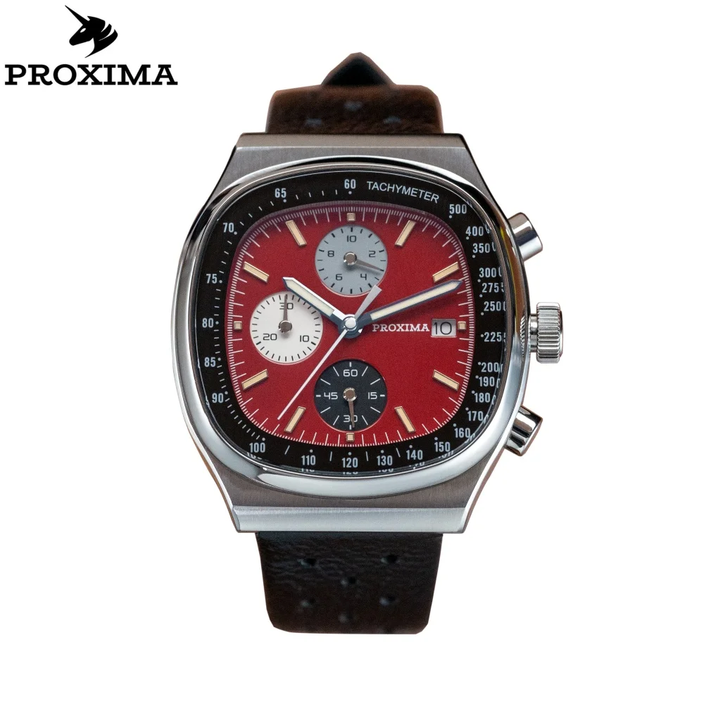 Proxima PX1707 Luxury Watch Business Waterproof Male Clock Stainless Steel Square Quartz Men Watch Reloj Hombre 10Bar