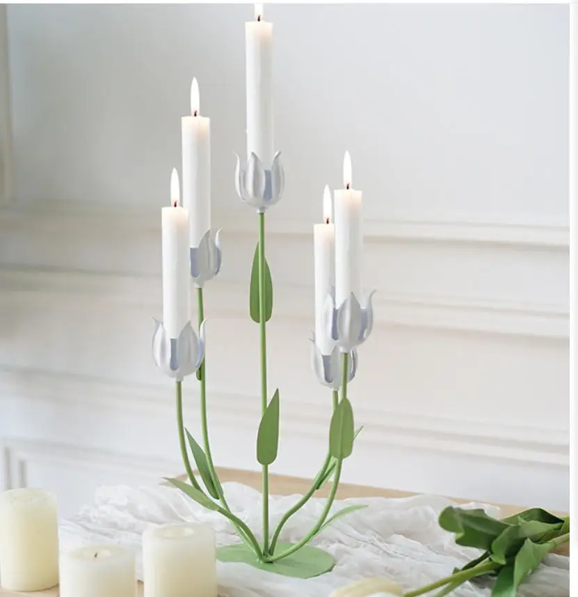 

352618 Подсвечник в европейском стиле, кованая подставка для свечей, украшение для дома и гостиной, декор для трансграничных свадеб