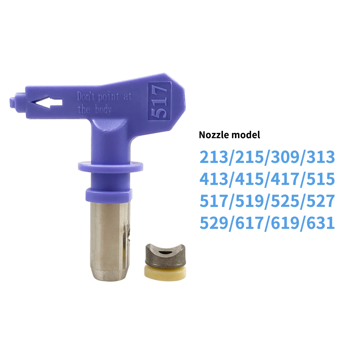 

Airless Nozzle Gun Head, Reversible Nozzle Various Models 213-631 Gun Tip Sprayer Parts For Titan/Wagner Variety Of Spray Guns