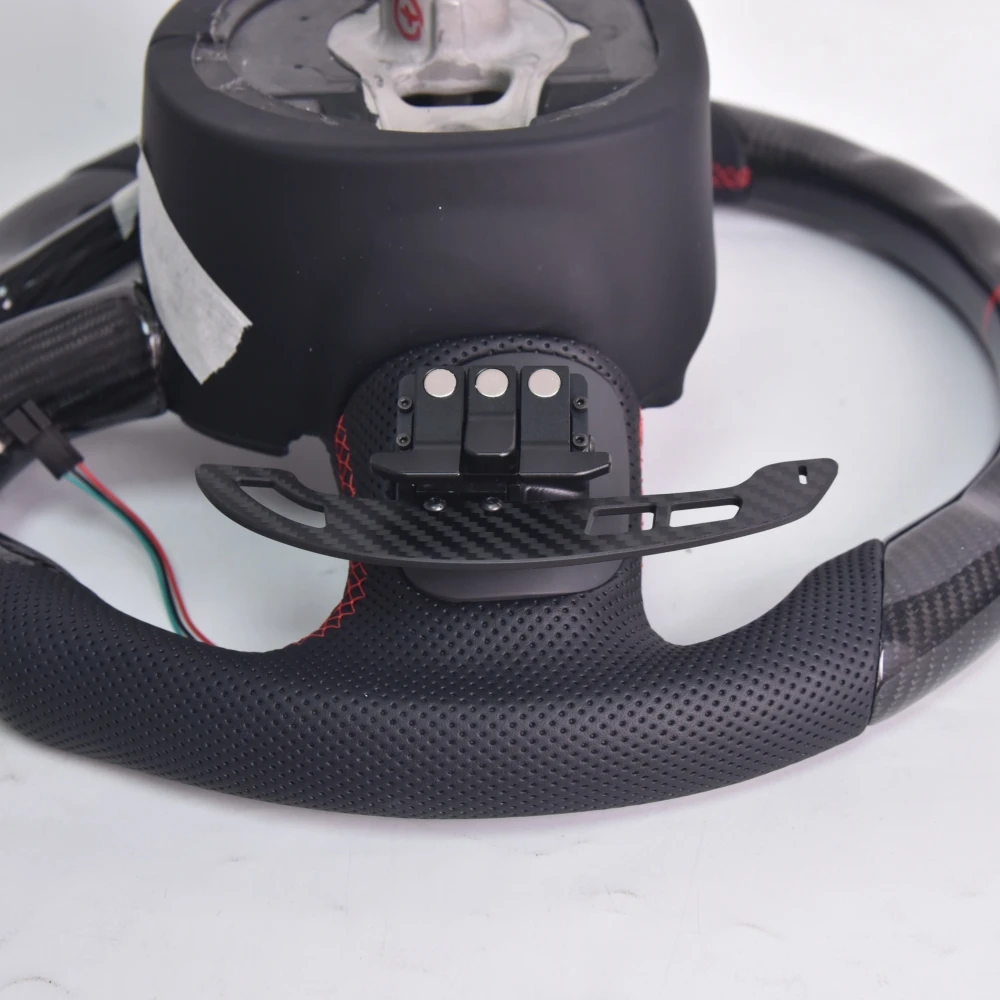 Suitable for Dodge Challenger SRT Charger SRT Steering Wheel Carbon Fiber Magnetic Shift Knob