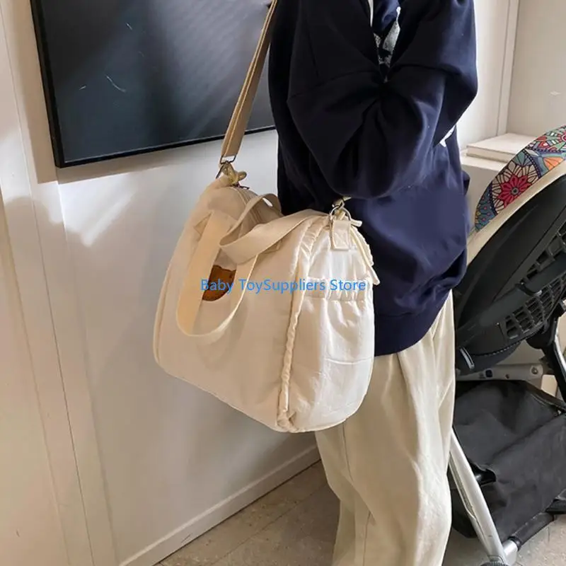 

R1WF Fashionable Bear Pattern mom Bag Water Resistant Diaper Bag Travel Baby Essential Bag for Carrying Baby Essential
