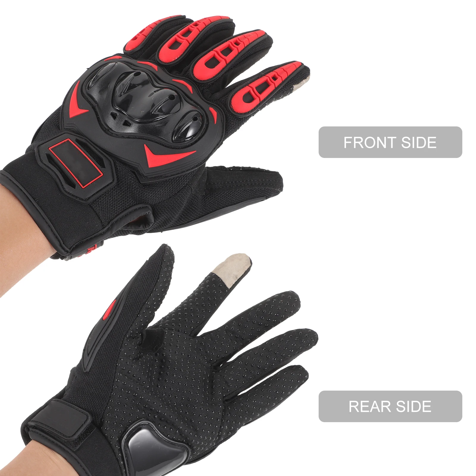 

1 Pair Full Finger Touchscreen Cycling Gloves Men Drop Resistant Outdoor Thermal Protective Gloves For Riding Fishing