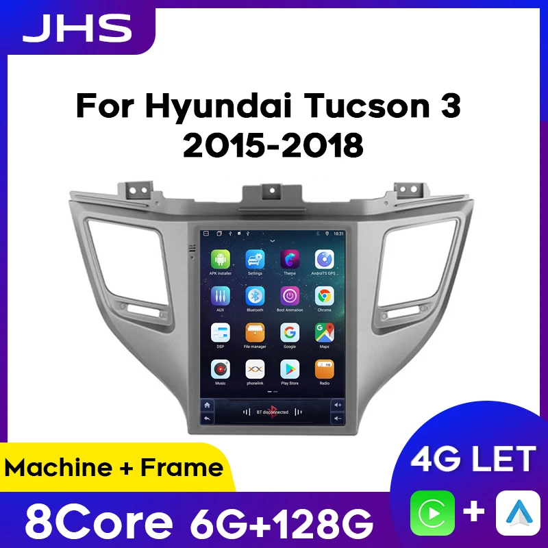 

2Din For Hyundai Tucson 3 2015-2018 Android Car Stereo Radio Multimedia Video Player Carplay Auto Navigation GPS Head Unit