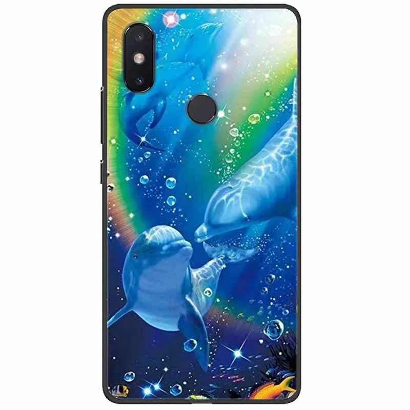 Case For Xiaomi Mi Max 3 Cover Mix3 Mix2s Sofft Silicone TPU Cat Lion Back Cases For Xiaomi Mi Mix 2s Cases 2 Max3 Max2 Fundas