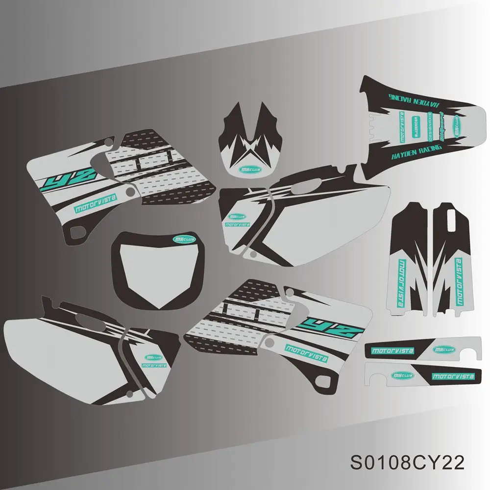 YAMAHA YZ250F YZ400F YZ426F YZF 250 400 426 1999 2000 2001 2002 Graphics Decals Stickers Motorcycle Background Custom کے لیے