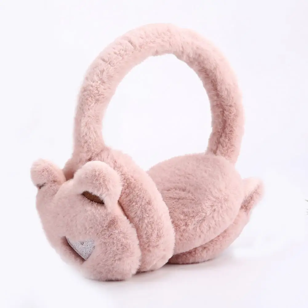 Cute Ear Covers Cozy Touch Headband Earmuffs Practical Lady Thickened Fleece Warm Ear Protectors  Cold Resistant