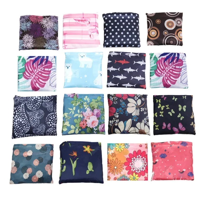 Large Reusable Shopping Bags Women Foldable Eco Tote Bag Female Girl Grocery Bags Foladble Shopper Bag Case Shoulder Bags
