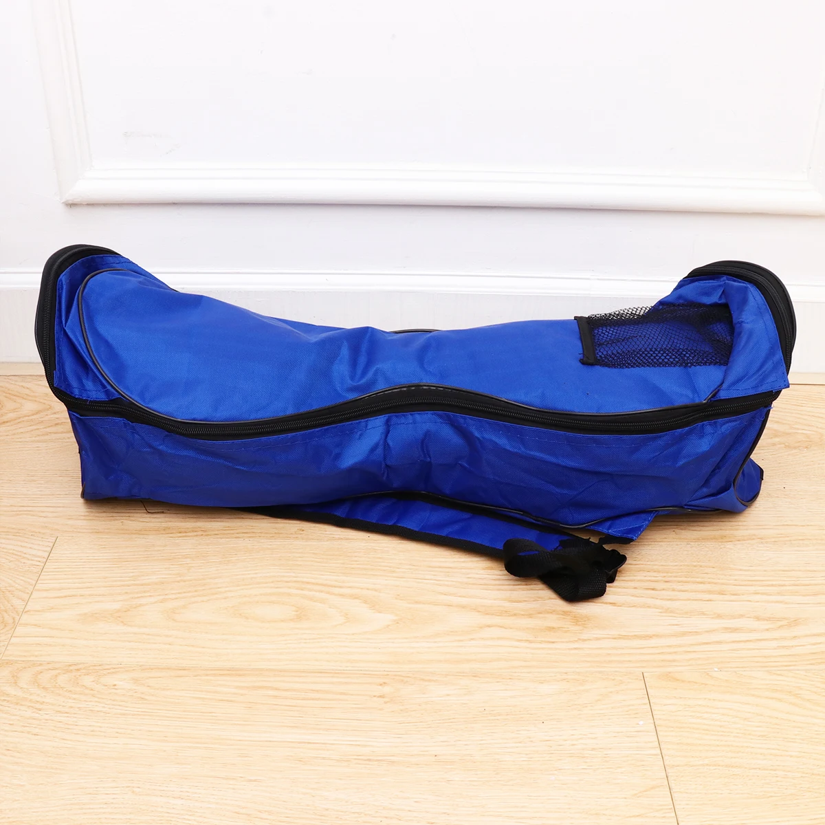 

8 Inch Adjustable Balance Bike Dual Use Tote Backpack Thick Protective Bag For Outdoor Bicycle Bag Large Capacity Long Size Blue
