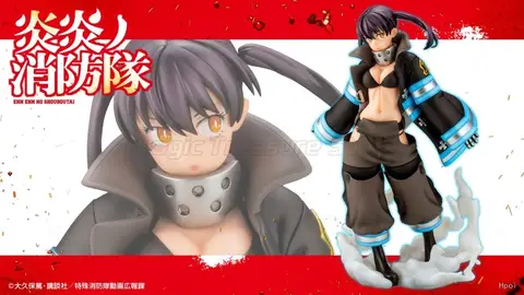 【MT】Kotobukiya Fire Force Tamaki Kotatsu 1/8 anime modell figurleksaker 8 best sales Fire Force-figur - №2
