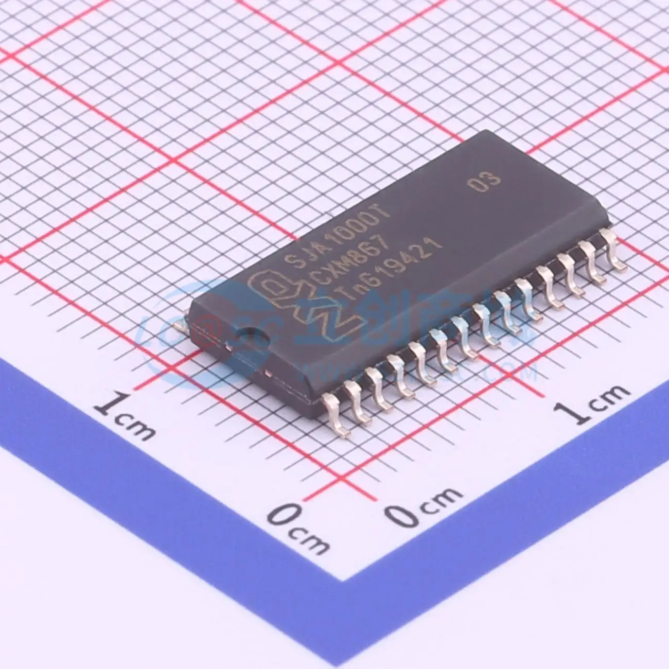 3pcs SJA1000T/N1 118 SOIC-28-300mil CAN 1Mbps -40 +125 Communication Interface IC