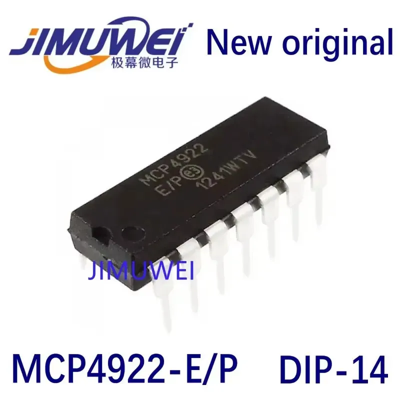Convertitore a spina diretta MCP4922-E/P DIP-14, microcontrollore Nuovo e originale