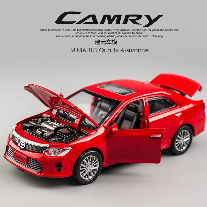 1:32 Seventh Generation TOYOTA CAMRY Alloy Car Model Diecast & Toy Vehicles Metal Toy Car Model Simulation Sound Light Gift