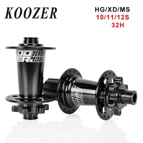 Koozer XM490pro Boost CR-Mo eje de acero 32 agujeros HG XD MS 10 11 12s trasero 5x141 QR 12x148mm a través de TA MTB bujes de bicicleta piezas de bicicleta