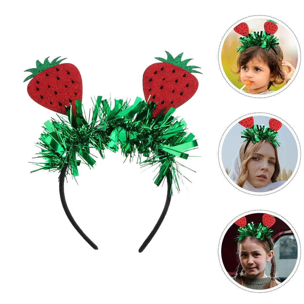 

Head Band Strawberry Headband Girl Fruit Hairbands Headdress Fruits Headbands Women's