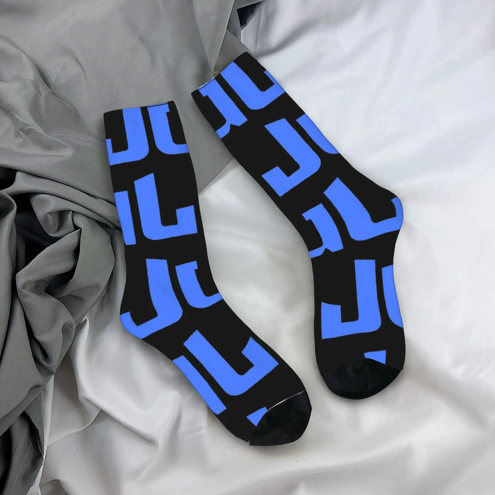 Retro Jul Rapper Soccer Socks  Polyester Crew Socks for Women Men Breathable