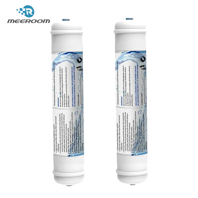 2-Pack T33 Inline Activated Carbon Filter 1/4