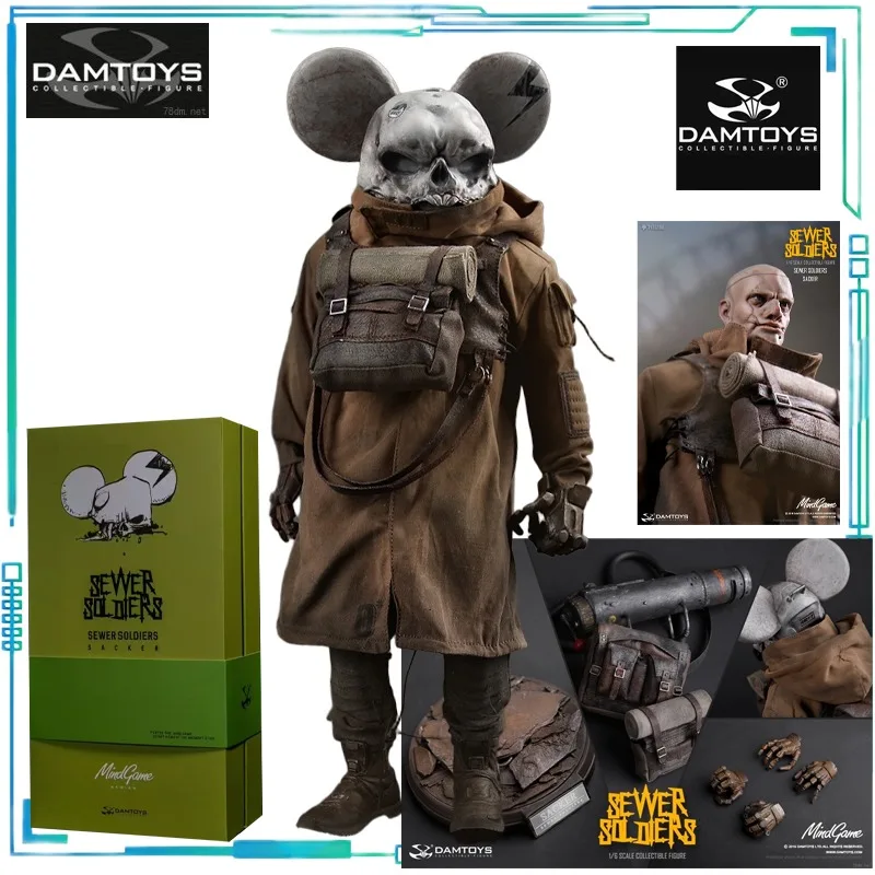 

DAMTOYS Genuine Mobile Doll Series MINDGAME Series Sewer Warrior Raider 1/6 Finished Product Movable Model Exquisite Toys