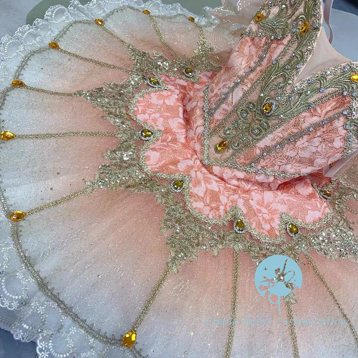 جديد الجنية دمية النوم الجمال الباليه توتو المظلة تنورة المنافسة أداء تنورة مخصصة للبالغين والأطفال