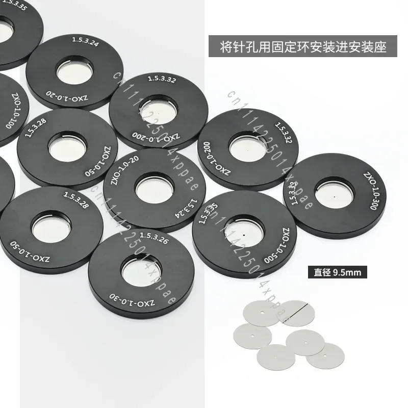 Laboratory Precision Pinhole Diameter 30/40/50um/75 Micron Spatial Filter System Accessories Optical