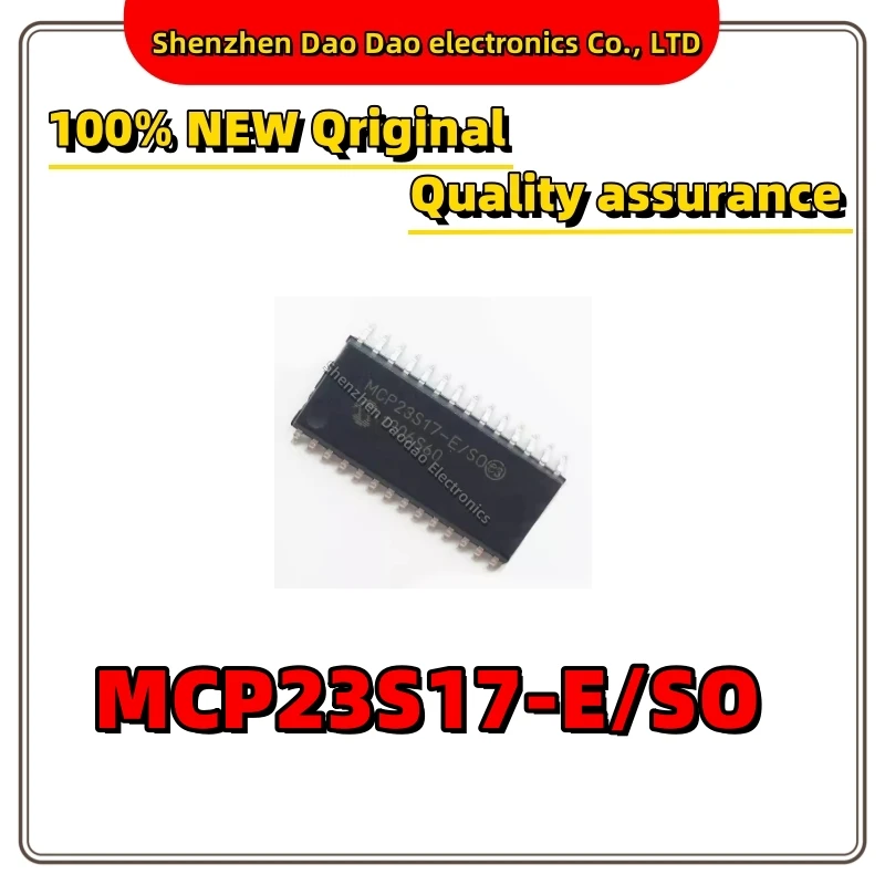 5 McP23s17-e /SO McP23s17-e MCP23S17 SOP-28 chip Vehicle level I/O extender Universal 16 interface chip IC