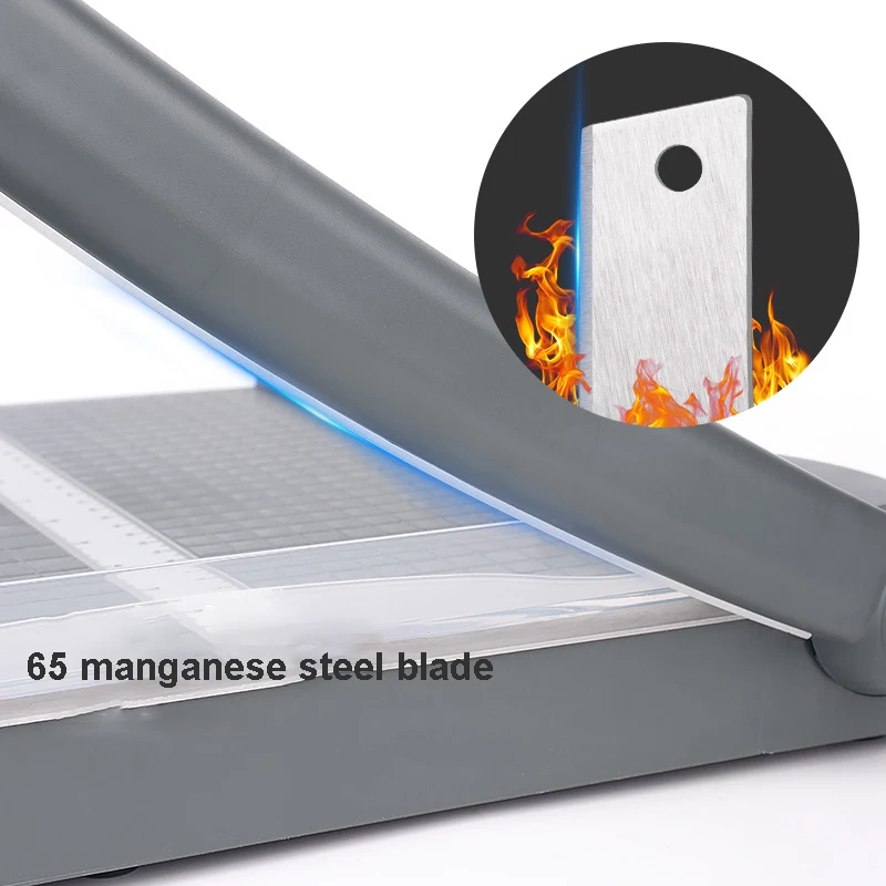 12X12 Inch Paper Cutter Guillotine Type A4 Manganese Steel Blade Sharp Paper Cutter Double Scale Lightness Office Accessories