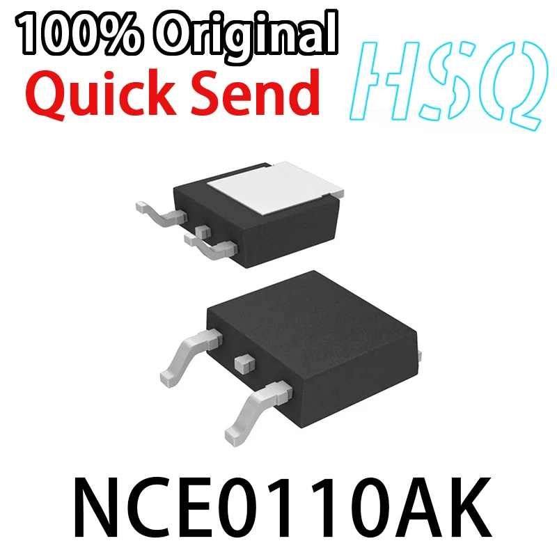 

10PCS NCE0110AK 0110AK TO-252 10A 100V N Channel MOS FET