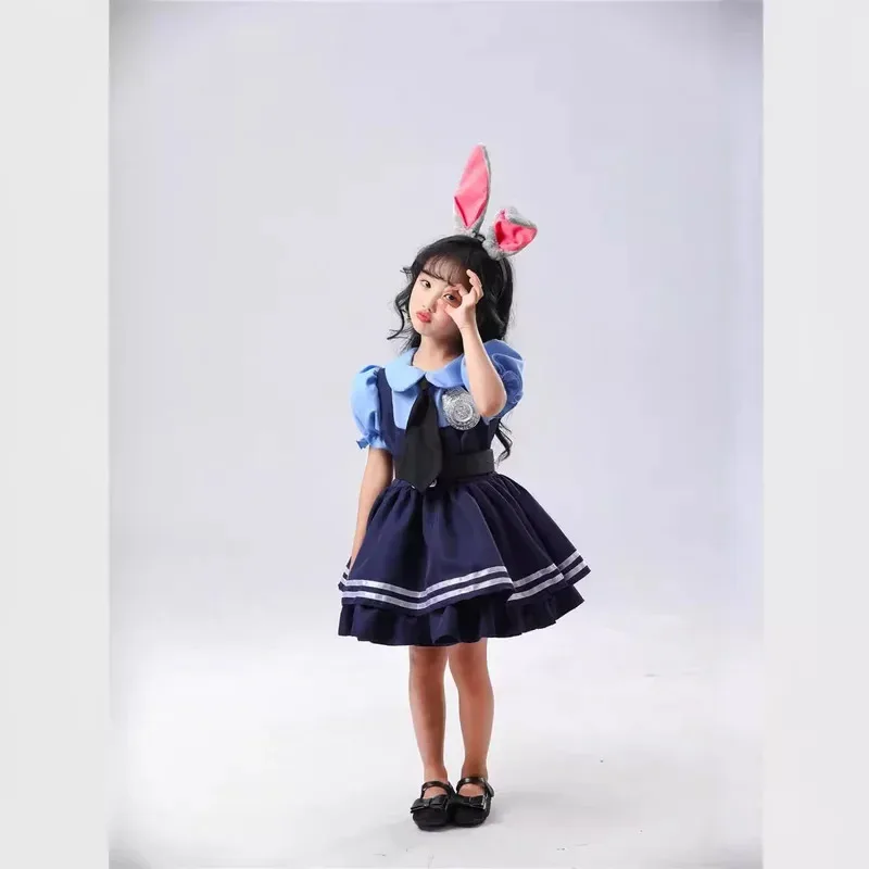 جديد Zootopia جودي الأرنب زي تأثيري كرنفال حفلة عيد ميلاد الملابس مجموعات كاملة للأطفال المرأة