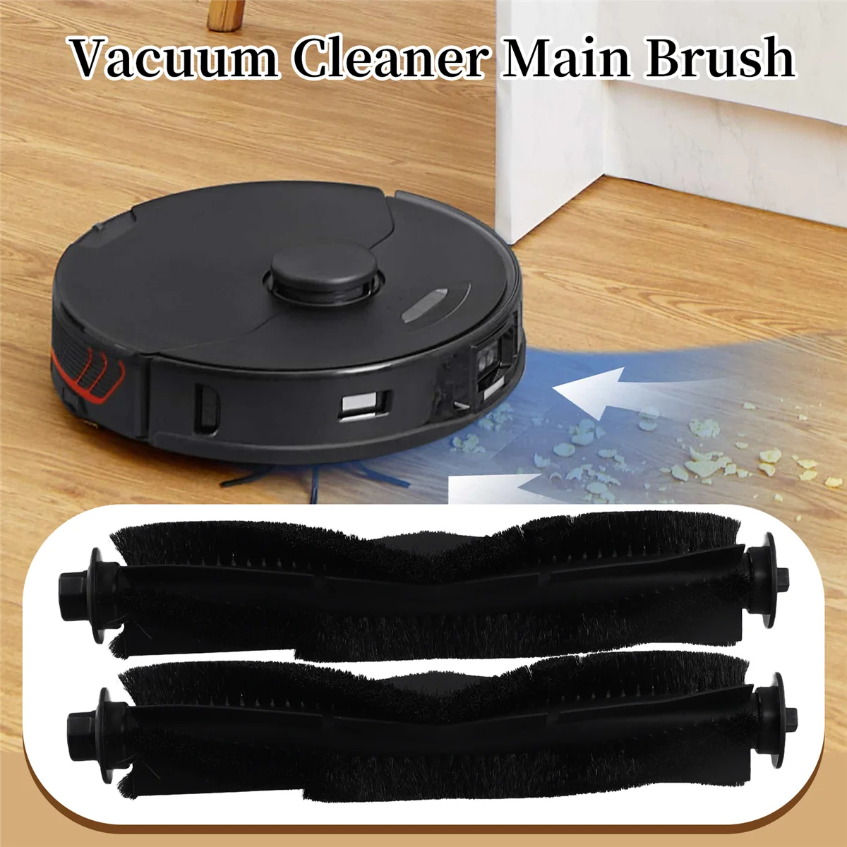 N95RMain Roller Borstel voor Proscenic M7 Pro M7 MAX M8, voor Uoni V980MAX, voor HONITURE Q6, voor Kyvol Cybovac S31 2 Stuks