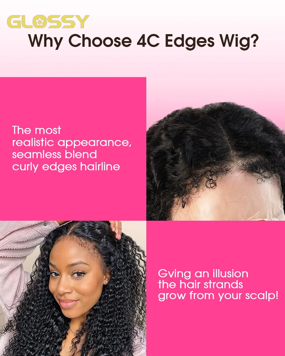 13x6 Hd 250 الكثافة الأفرو شعر مستعار شديد التجعد 100% شعر الإنسان 13x4 4c حواف أمامي موجة عميقة مجعد الدانتيل الجبهة الباروكات للنساء للبيع